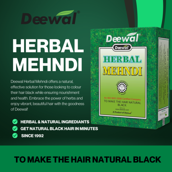 Deewal Herbal Black Mehndi (Pack of 3) - Image 6