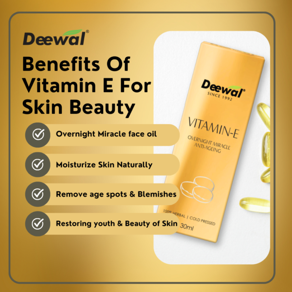 DEEWAL VITAMIN E FACE OIL - Image 4
