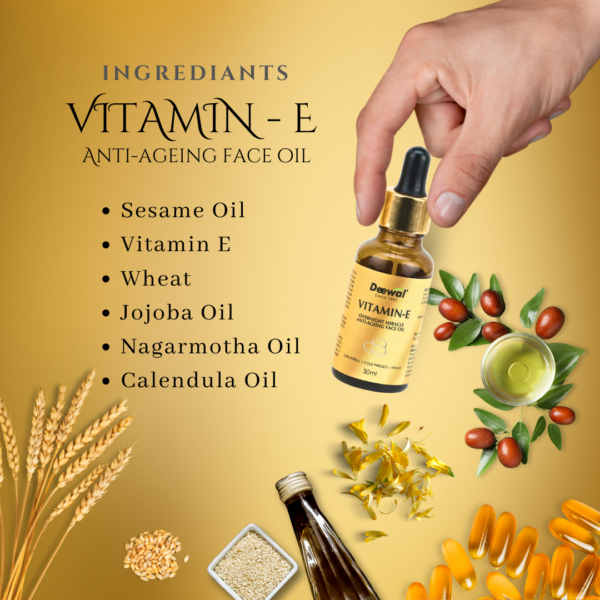 DEEWAL VITAMIN E FACE OIL - Image 2