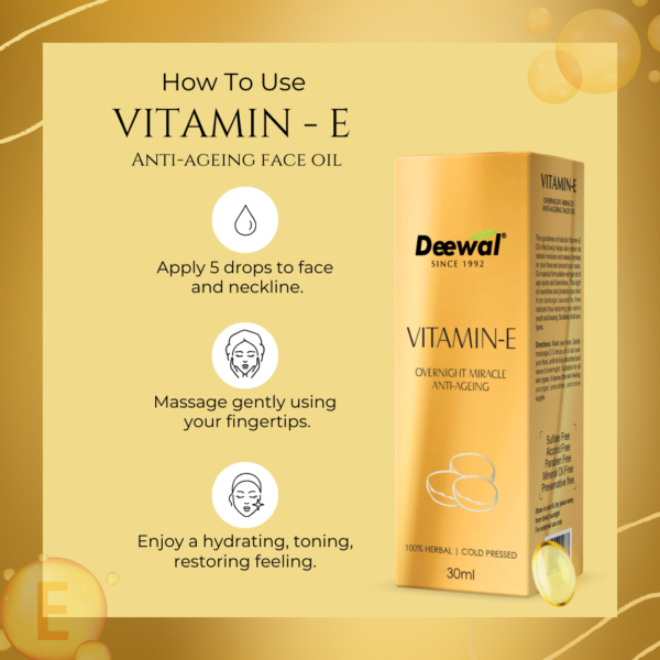 DEEWAL VITAMIN E FACE OIL - Image 6