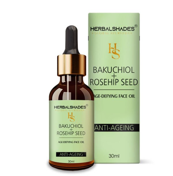 HerbalShades Bakuchiol + Rosehip Seed Face Oil