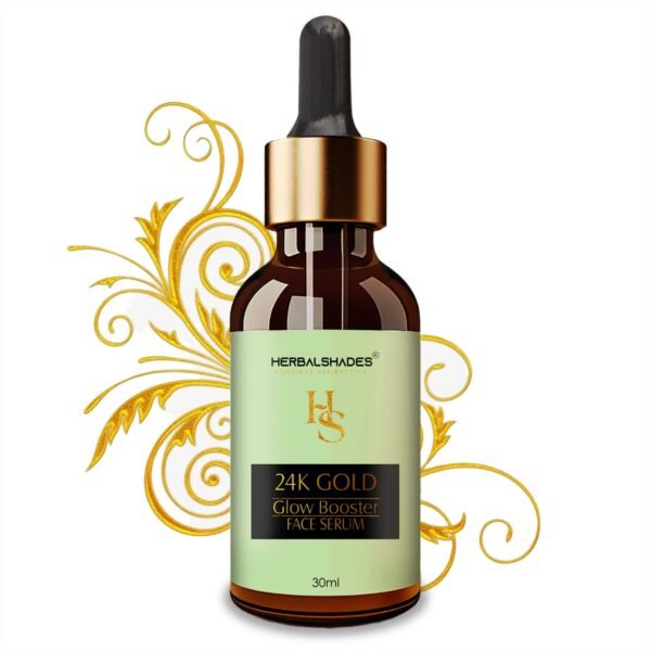 Herbalshades 24 K gold glow booster face serum - Image 2